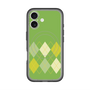 スリムプロテクションプレミアムケース with MagSafe［ Nordic Argyle - Green ］
