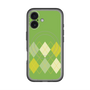 スリムプロテクションプレミアムケース with MagSafe［ Nordic Argyle - Green ］