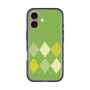 スリムプロテクションプレミアムケース with MagSafe［ Nordic Argyle - Green ］