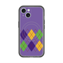 スリムプロテクションプレミアムケース with MagSafe［ Nordic Argyle - Purple ］