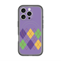 スリムプロテクションプレミアムケース with MagSafe［ Nordic Argyle - Purple ］