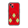 スリムプロテクションプレミアムケース with MagSafe［ Nordic Argyle - Red ］