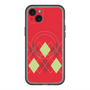 スリムプロテクションプレミアムケース with MagSafe［ Nordic Argyle - Red ］