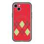 スリムプロテクションプレミアムケース with MagSafe［ Nordic Argyle - Red ］