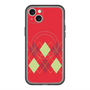スリムプロテクションプレミアムケース with MagSafe［ Nordic Argyle - Red ］