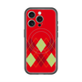 スリムプロテクションプレミアムケース with MagSafe［ Nordic Argyle - Red ］
