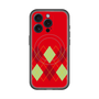 スリムプロテクションプレミアムケース with MagSafe［ Nordic Argyle - Red ］