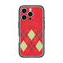 スリムプロテクションプレミアムケース with MagSafe［ Nordic Argyle - Red ］