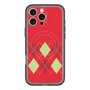 スリムプロテクションプレミアムケース with MagSafe［ Nordic Argyle - Red ］