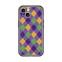 スリムプロテクションプレミアムケース with MagSafe［ Argyle - Purple ］