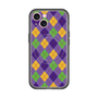 スリムプロテクションプレミアムケース with MagSafe［ Argyle - Purple ］