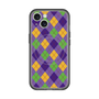 スリムプロテクションプレミアムケース with MagSafe［ Argyle - Purple ］
