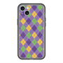 スリムプロテクションプレミアムケース with MagSafe［ Argyle - Purple ］