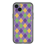 スリムプロテクションプレミアムケース with MagSafe［ Argyle - Purple ］