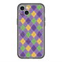 スリムプロテクションプレミアムケース with MagSafe［ Argyle - Purple ］