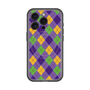 スリムプロテクションプレミアムケース with MagSafe［ Argyle - Purple ］