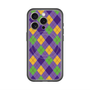 スリムプロテクションプレミアムケース with MagSafe［ Argyle - Purple ］