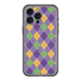 スリムプロテクションプレミアムケース with MagSafe［ Argyle - Purple ］