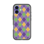 スリムプロテクションプレミアムケース with MagSafe［ Argyle - Purple ］