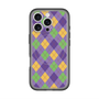 スリムプロテクションプレミアムケース with MagSafe［ Argyle - Purple ］