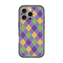 スリムプロテクションプレミアムケース with MagSafe［ Argyle - Purple ］
