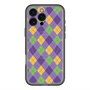 スリムプロテクションプレミアムケース with MagSafe［ Argyle - Purple ］