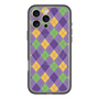 スリムプロテクションプレミアムケース with MagSafe［ Argyle - Purple ］
