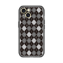 スリムプロテクションプレミアムケース with MagSafe［ Argyle - Black ］