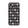 スリムプロテクションプレミアムケース with MagSafe［ Argyle - Black ］