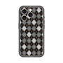 スリムプロテクションプレミアムケース with MagSafe［ Argyle - Black ］