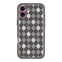 スリムプロテクションプレミアムケース with MagSafe［ Argyle - Black ］