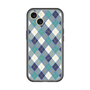スリムプロテクションプレミアムケース with MagSafe［ Argyle - Blue ］