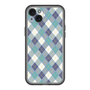 スリムプロテクションプレミアムケース with MagSafe［ Argyle - Blue ］