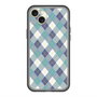 スリムプロテクションプレミアムケース with MagSafe［ Argyle - Blue ］