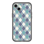 スリムプロテクションプレミアムケース with MagSafe［ Argyle - Blue ］