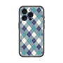 スリムプロテクションプレミアムケース with MagSafe［ Argyle - Blue ］
