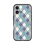 スリムプロテクションプレミアムケース with MagSafe［ Argyle - Blue ］