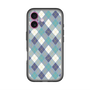 スリムプロテクションプレミアムケース with MagSafe［ Argyle - Blue ］