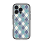 スリムプロテクションプレミアムケース with MagSafe［ Argyle - Blue ］
