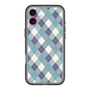 スリムプロテクションプレミアムケース with MagSafe［ Argyle - Blue ］