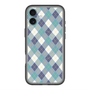 スリムプロテクションプレミアムケース with MagSafe［ Argyle - Blue ］