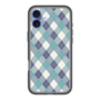 スリムプロテクションプレミアムケース with MagSafe［ Argyle - Blue ］
