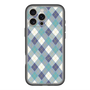 スリムプロテクションプレミアムケース with MagSafe［ Argyle - Blue ］