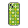 スリムプロテクションプレミアムケース with MagSafe［ Argyle - Green ］