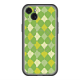 スリムプロテクションプレミアムケース with MagSafe［ Argyle - Green ］
