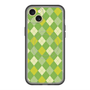 スリムプロテクションプレミアムケース with MagSafe［ Argyle - Green ］