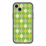 スリムプロテクションプレミアムケース with MagSafe［ Argyle - Green ］