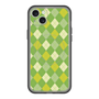 スリムプロテクションプレミアムケース with MagSafe［ Argyle - Green ］