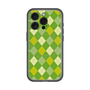スリムプロテクションプレミアムケース with MagSafe［ Argyle - Green ］