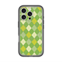 スリムプロテクションプレミアムケース with MagSafe［ Argyle - Green ］